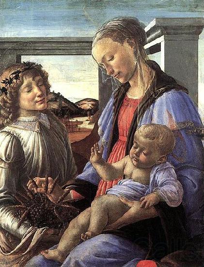 Sandro Botticelli Madonna dell'Eucarestia Norge oil painting art